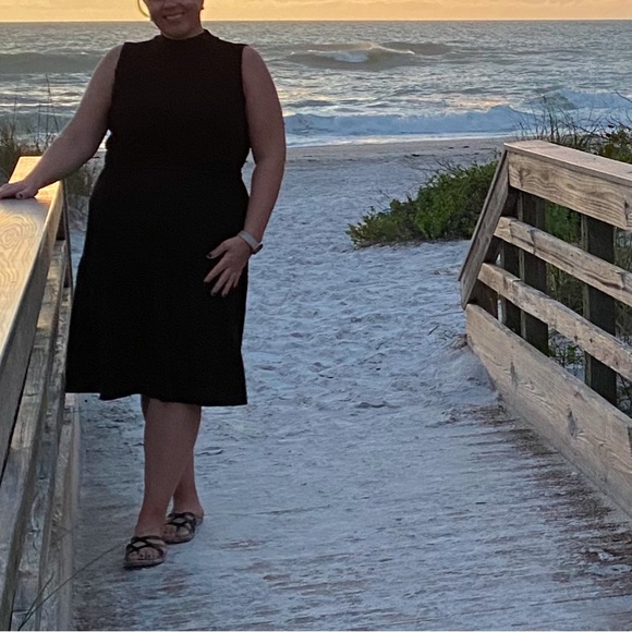 Maurice’s 24/7 Mock Neck Ribbed Midi Dress - Picture 4 of 11